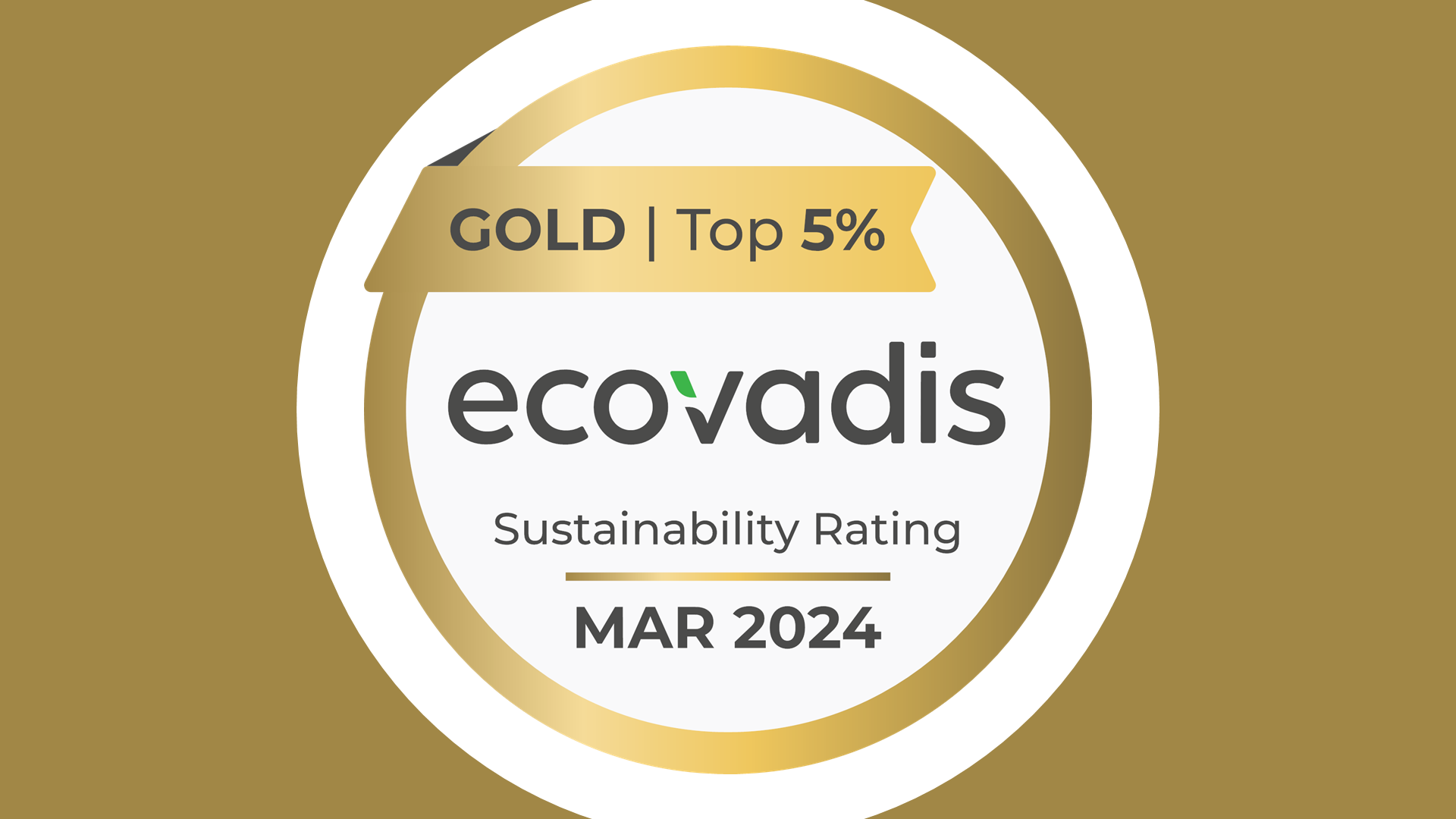Farécla Achieves EcoVadis Gold Award (2024) Farécla